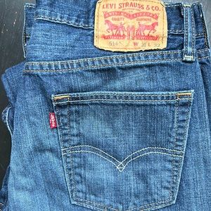 Mens Levi’s 514 Jeans W31, L32